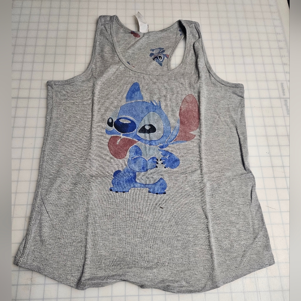 Disney Gray Tank Top with Blue and Red Character